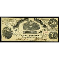 T14 $50 1861. T14 $50 1861.