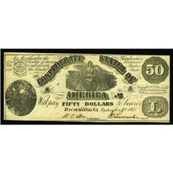 T14 $50 1861. . Choice About Uncirculated. T14 $50 1861.