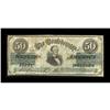 Image 1 : T16 $50 1861. This Jefferson Davis note has the script T16 $50 1861.