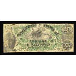 T17 $20 1861. Fine. T17 $20 1861.