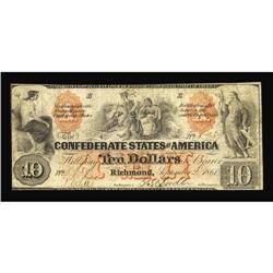 T22 $10 1861. "Indian Family" Fine-Very Fine T22 $10 1861.