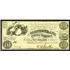 Image 1 : T27 $10 1861. 2nd Rarest CSA Note! Fine. T27 $10 1861.