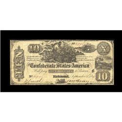 T29 $10 1861. This Negro Picking Cotton is still intact T29 $10 1861.