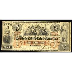 T31 $5 1861. Fine. T31 $5 1861.