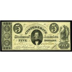 T34 $5 1861. . Fine-Very Fine. T34 $5 1861.