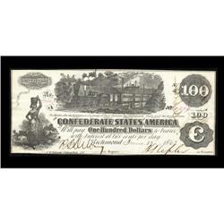 T39 $100 1862. This is truly a pretty example that has T39 $100 1862.