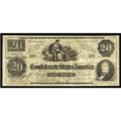 T47 $20 1862. Fine-Very Fine. T47 $20 1862.