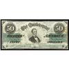 T50 $50 1862. This Jefferson Davis example is quite cri T50 $50 1862.