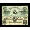 Image 1 : T50 $50 1862 Fine-VF, CC.T56 $100 1862 FineThe Lucy Pic T50 $50 1862 Fine-VF, CC