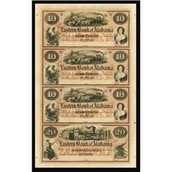 Eufaula, AL - Eastern Bank of Alabama $10-$10-$10-$20 U Eufaula, AL - Eastern Bank of Alabama