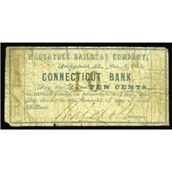 Bridgeport, CT- Naugatuck Railroad Company 10¢ Nov. 5, Bridgeport, CT- Naugatuck Railroad Company