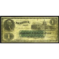 Meriden, CT- Wilcox & Co. (Meriden National Bank) $1 Oc Meriden, CT- Wilcox & Co. (Meriden National 