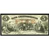 Greensborough, GA- Bank of Greensboro $5 May 2, 1857 G6 Greensborough, GA- Bank of Greensborough