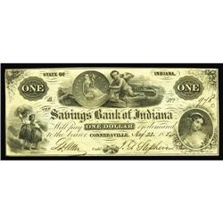 Connersville, IN- Savings Bank of Indiana $1 Aug 23, 18 Connersville, IN- Savings Bank of Indiana
