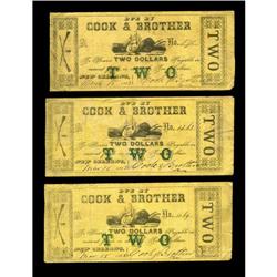 New Orleans, LA- Cook & Brother $2 March 15, 1862 UNLHe New Orleans, LA- Cook & Brother