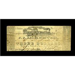 New Orleans, LA- J.J. McKeever $3 Jan. 13, 1862Here is New Orleans, LA- J.J. McKeever