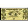 Ann Arbor MI- Government Stock Bank $1.75 March 1 1853 Ann Arbor MI- Government Stock Bank