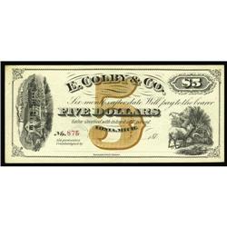Ionia, MI- E. Colby & Co. $5 Bowen 5 Ionia, MI- E. Colby & Co.