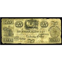Holley Springs, MS- McEwen, King & Co. 25¢ Sept. 1, 183 Holley Springs, MS- McEwen, King & Co.