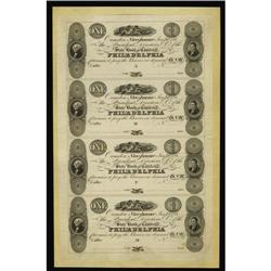 Camden, NJ- State Bank $1-$1-$1-$1 Jan. 1, 182_ G6-G6-G Camden, NJ- State Bank