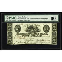 Kirtland, OH- The Kirtland Safety Society Bank $50 Marc Kirtland, OH- The Kirtland Safety Society Ba