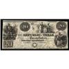 Austin, TX- Republic of Texas $20 July 12, 1839 Cr. A6 Austin, TX- Republic of Texas