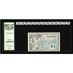 Series 461 $1 PCGS Gem New 65PPQ This MPC boasts rich o Series 461 $1 PCGS Gem New 65PPQ.