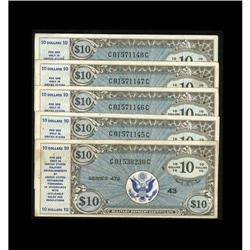 Series 472 $10 Very Fine. A little bit of soiling is fo Series 472 $10 Very Fine.