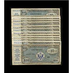 Series 472 $10 Fine or Better. Many of the Tens in this Series 472 $10 Fine or Better Thirteen Examp