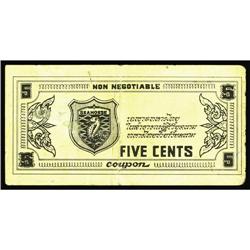 Thai MPC Coupon Series 2 5¢ Schwan 1011 Thai MPC Coupon Series 2 5¢ Schwan 1011 Very Fine-Extremely 