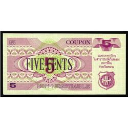 Thai MPC Coupon Series 3 5¢ Schwan 1021 Thai MPC Coupon Series 3 5¢ Schwan 1021 Gem New.