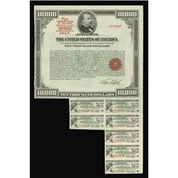 $10,000 U.S. Treasury Bearer Bond. This is a 7 5/8% U.S $10,000 U.S. Treasury Bearer Bond.