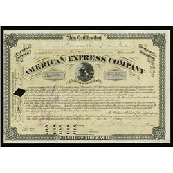 American Express Company Cert signed Fargo and Seward American Express Company. 15 Shares.