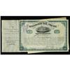 Standard Oil Trust Stock Signed by John D. Rockefeller Standard Oil Trust. 1171 Shares