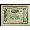 Antonio Lopez de Santa Anna signed $500 US Bond United States of America. $500 Bond