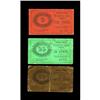Image 1 : Three Fractional Treasury Note "Checks" 5, 25, 50 Cents Three Fractional Treasury Note "Checks"