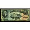 Image 1 : Fr. 42 $2 1869 Legal Tender Fine. Serial # slopes down. Fr. 42 $2 1869 Legal Tender Fine.
