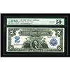 Image 1 : Fr. 251 $2 1899 Inverted Reverse Silver Certificate PMG Fr. 251 $2 1899 Inverted Reverse Silver Cert