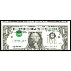 Fr. 1921-K $1 1995 Federal Reserve Note. Choice About U Fr. 1921-K $1 1995 Federal Reserve Note. Cho