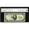 Image 1 : Fr. 2060-D $20 1950A Federal Reserve Note. CGA Gem Unci Fr. 2060-D $20 1950A Federal Reserve Note. C