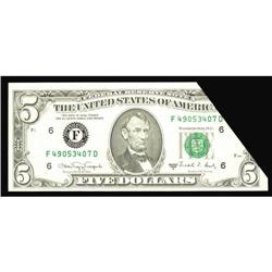Fr. 1980-F $5 1988A Federal Reserve Note. Choice About Fr. 1980-F $5 1988A Federal Reserve Note. Cho