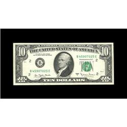 Fr. 2024-B $10 1977A Federal Reserve Note. Choice About Fr. 2024-B $10 1977A Federal Reserve Note. C