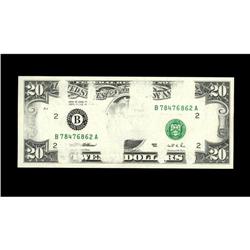Fr. 2081-B $20 1993 Federal Reserve Note. Gem Crisp Unc Fr. 2081-B $20 1993 Federal Reserve Note. Ge