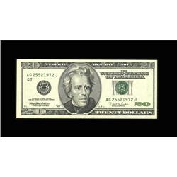 Fr. 2084-G $20 1996 Federal Reserve Note. Extremely Fin Fr. 2084-G $20 1996 Federal Reserve Note. Ex