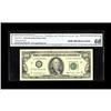 Image 1 : Fr. 2173-B $100 1990 Federal Reserve Note. CGA Gem 68 Fr. 2173-B $100 1990 Federal Reserve Note. CGA
