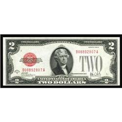 Fr. 1503 $2 1928B Legal Tender Note. Choice Crisp Uncir Fr. 1503 $2 1928B Legal Tender Note. Choice 