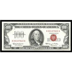 Fr. 1550 $100 1966 Legal Tender Note. Gem Crisp Uncircu Fr. 1550 $100 1966 Legal Tender Note. Gem Cr