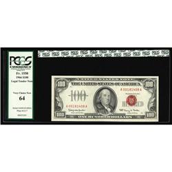 Fr. 1550 $100 1966 Legal Tender Note. PCGS Very Choice Fr. 1550 $100 1966 Legal Tender Note. PCGS Ve