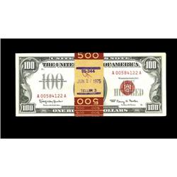 Fr. 1550 $100 1966 Legal Tender Notes. Five Consecutive Fr. 1550 $100 1966 Legal Tender Notes. Five 