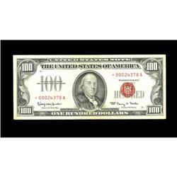 Fr. 1550* $100 1966 Legal Tender Note. Very Fine-Extrem Fr. 1550* $100 1966 Legal Tender Note. Very 